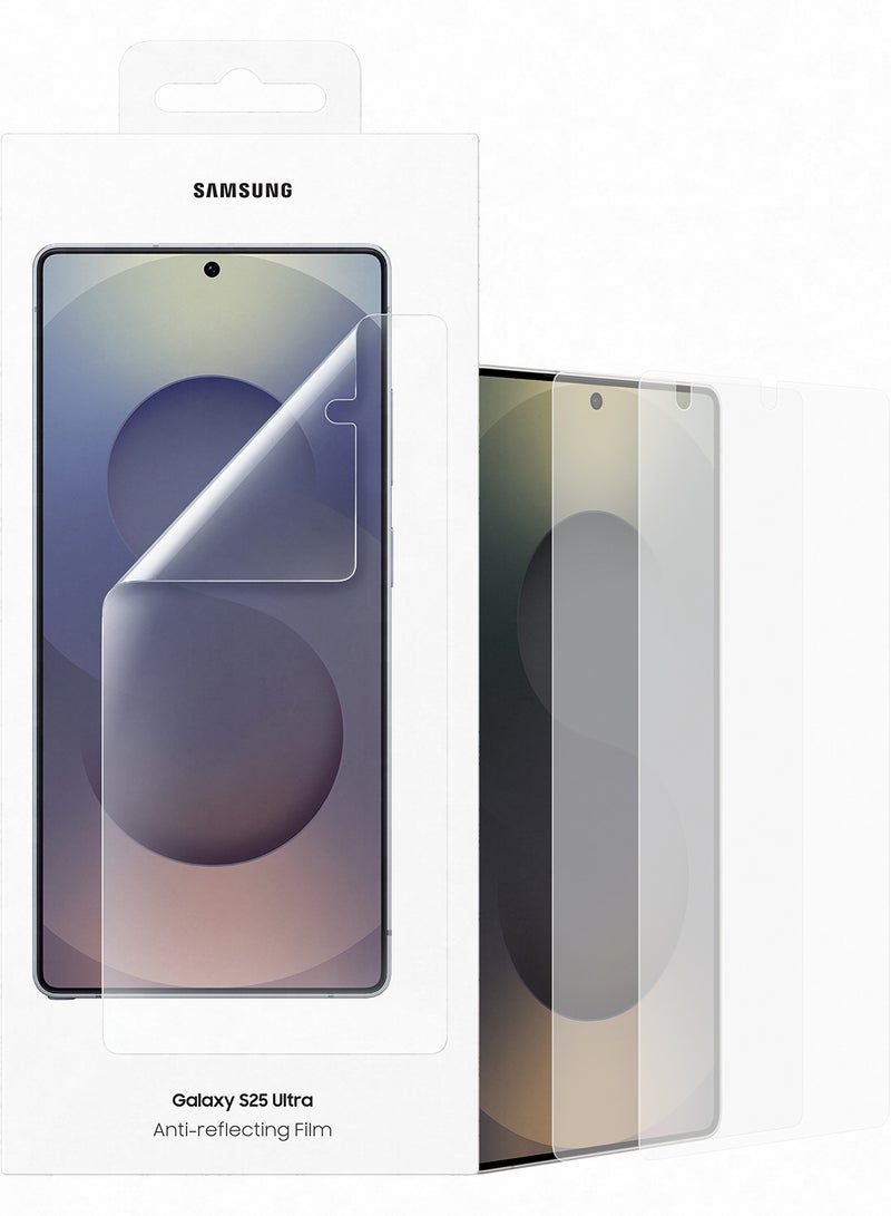 Samsung - Galaxy S25 Ultra Genuine Anti-Reflecting Film, Clear - Image 1