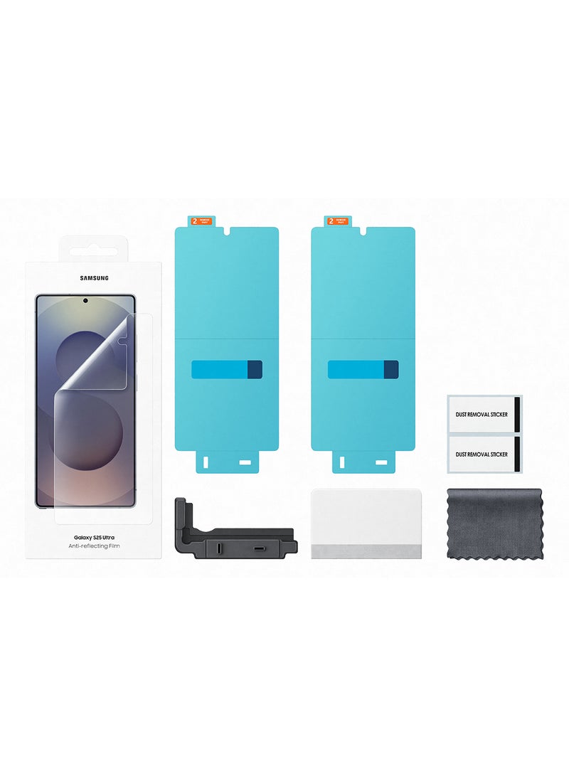 Samsung - Galaxy S25 Ultra Genuine Anti-Reflecting Film, Clear - Image 1
