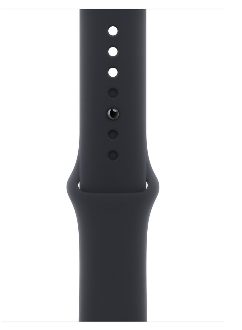 Apple - Watch Series 9 GPS 45mm Aluminium Case With Midnight Sport Band - Asia Midnight - Image 1