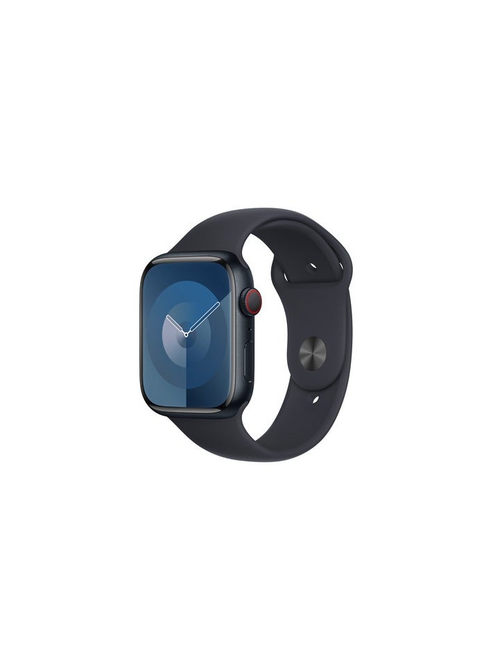 Apple - Watch Series 9 GPS 45mm Aluminium Case With Midnight Sport Band - Asia Midnight - Image 1