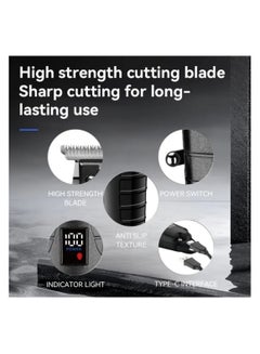 كيمي KM-2293 Professional T-Blade Gapless Shaving Hair Trimmer with LCD Display for Barbers  - Image 5