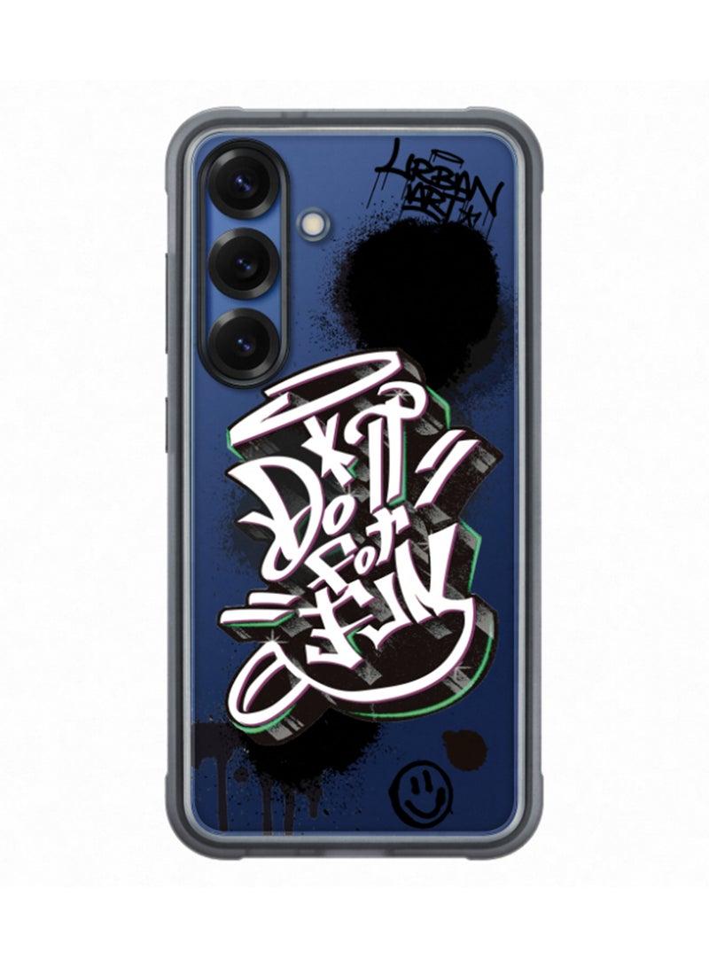 Samsung Galaxy S25 Genuine Flipsuit Ragged Phone Case, Black  - Image 1