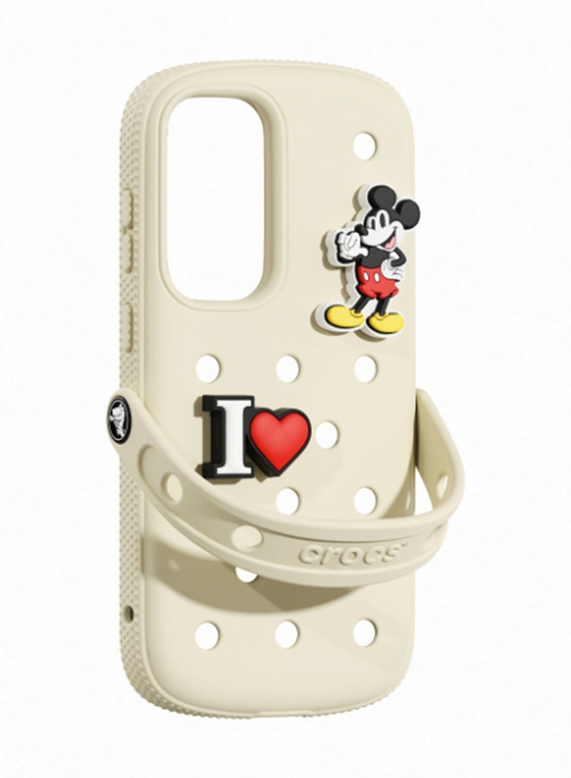 Galaxy S25 Plus Crocs Phone Case Beige - pnsku/N70142700V/45/_/1737561049/a5517978-0af5-4042-9403-22674944f826