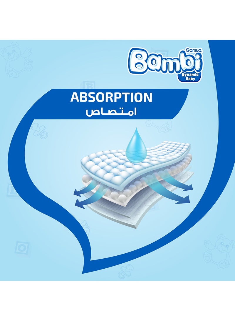 Sanita Bambi Baby Diapers Value Pack Size 3 6-11 Kg - Image 5