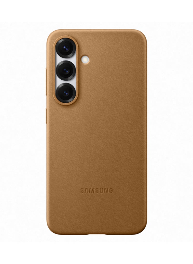 Samsung Galaxy S25 Genuine Kindsuit Phone Case, Camel  - Image 1