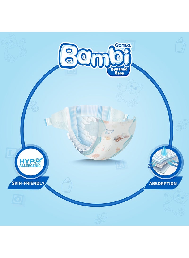 Sanita Bambi Baby Diapers Jumbo Pack Size 6 16+ Kg - Image 3