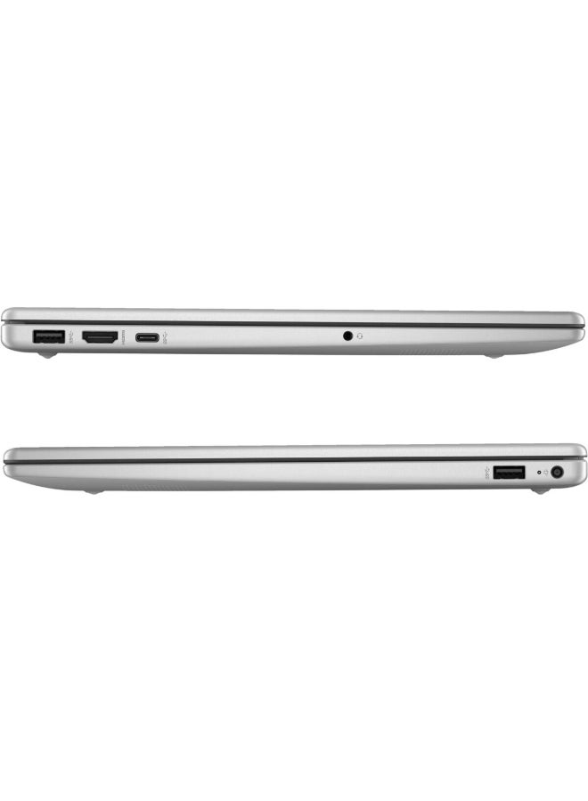 HP - 15-FD0095 (Upgraded Version) Laptop With 15.6-Inch Display, Core i5-1235U Processor/8GB RAM/256GB SSD/Intel Iris XE Graphics/Windows 11 English Silver - Image 1