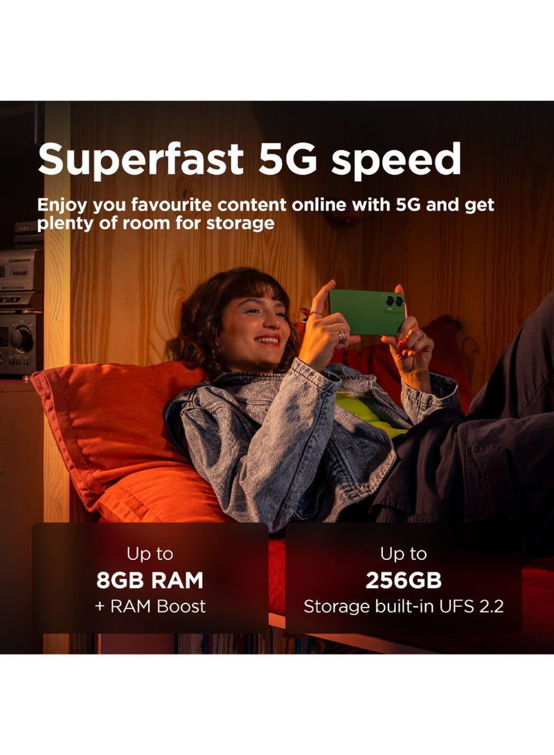 Motorola G35 Dual SIM Leaf Green 8GB RAM 256GB 5G - Middle East Version - Image 4