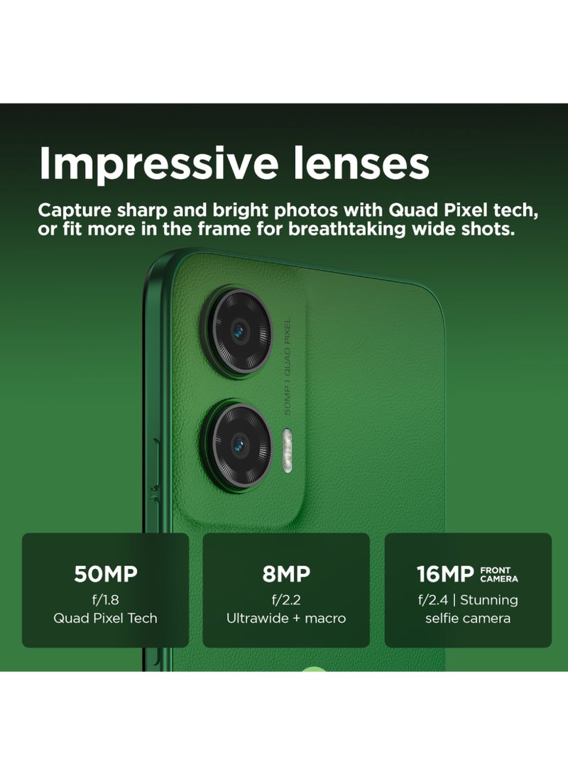 Motorola G35 Dual SIM Leaf Green 8GB RAM 256GB 5G - Middle East Version - Image 5