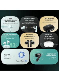 Xiaomi Redmi Buds 6 Wireless Earbuds, Bluetooth 5.4, Dual-Mic AI Noise Reduction, Up to 42 Hours Listening Time, Lightweight Design, Cloud White - pnsku/N70142763V/45/_/1736845362/ac39ff9e-57d7-46cf-b746-02a3ae191557