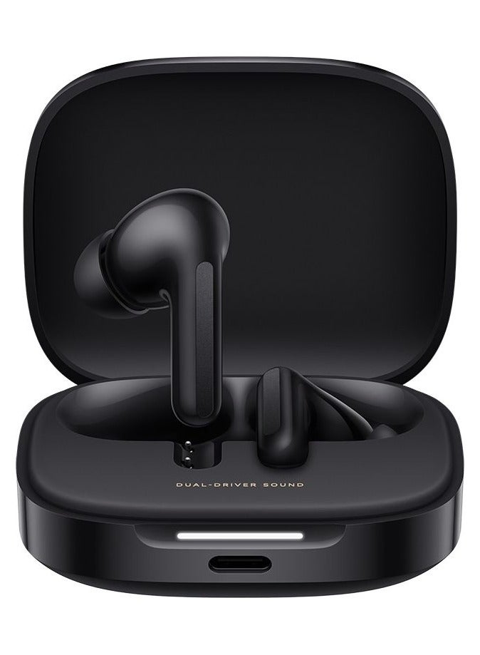 Xiaomi - Xiaomi Redmi Buds 6 Wireless Earbuds, Bluetooth 5.4, Dual-Mic AI Noise Reduction, Up to 42 Hours Listening Time, Lightweight Design, Black - Image 1