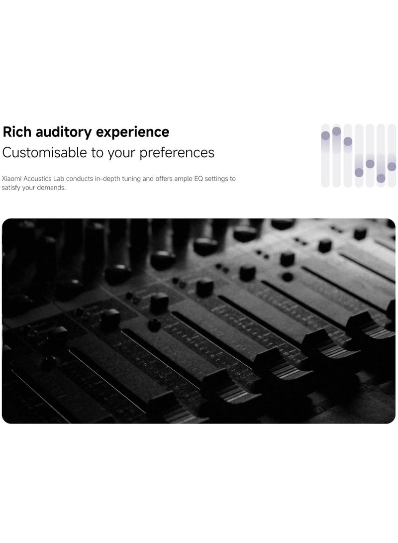 Xiaomi - Xiaomi Redmi Buds 6 Pro Black - 36h Battery Life, Triple Driver Hi-Fi Sound, 55 dB ANC, 20 ANC Levels, 3 Transparency Modes, Immersive 3D Audio, Bluetooth 5.3, Google Fast Pair, Hi-Res Audio Space Black - Image 1