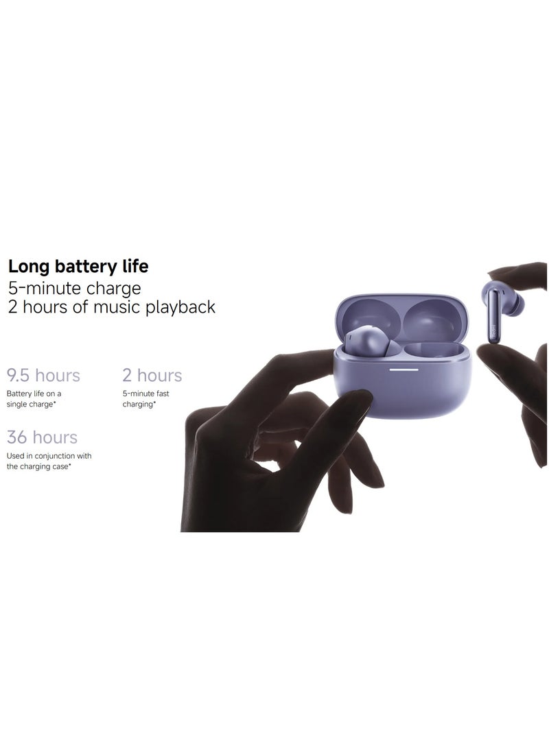 Xiaomi - Xiaomi Redmi Buds 6 Pro Black - 36h Battery Life, Triple Driver Hi-Fi Sound, 55 dB ANC, 20 ANC Levels, 3 Transparency Modes, Immersive 3D Audio, Bluetooth 5.3, Google Fast Pair, Hi-Res Audio Space Black - Image 1