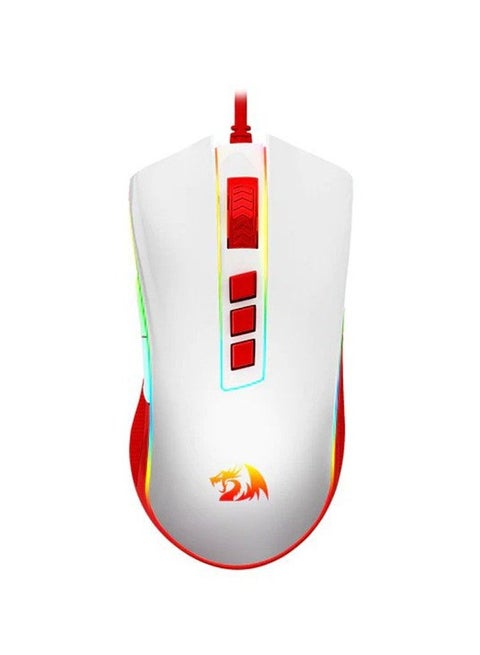 COBRA Wired Gaming Mouse M711C -White/Red