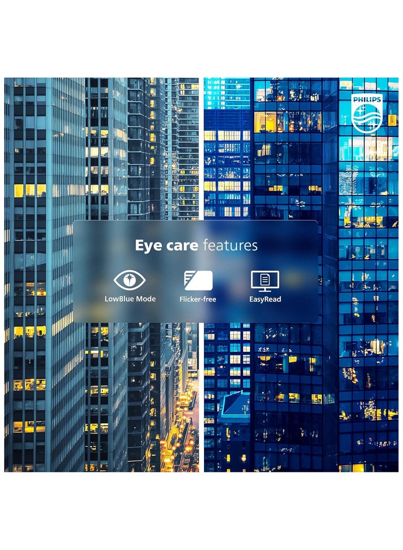 Philips 22" inch V Line LCD Monitor (1920x1080) FHD, VA LED, 4ms Response Time, 120Hz Refresh Rate,HDMI x1, VGA x1, 54.6 cm (21.5 Inch) 221V8LB/89 | Black - Image 4