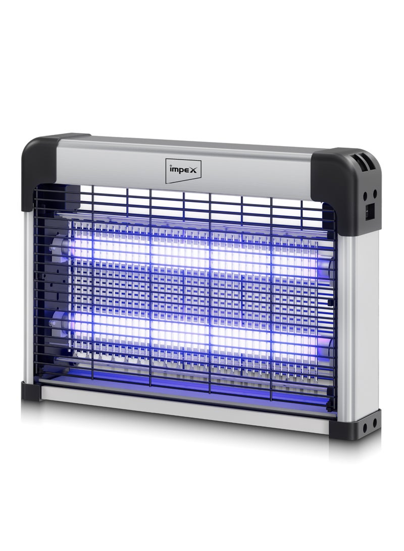 Impex Electric Insect Killer, 2 x 8W UV Tube, 25W Automatic Pest Killer, Pollution-Free, No Toxic Fumes, Advanced Technology, Low Power Consumption, Easy to Install and Clean, Mosquito Killer - 25 W IK 4604 Multicolour  - Image 1