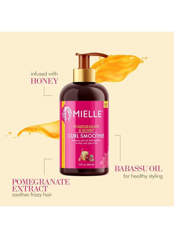 MIELLE Pomegranate And Honey Curl Smoothie 355ml  - Image 2