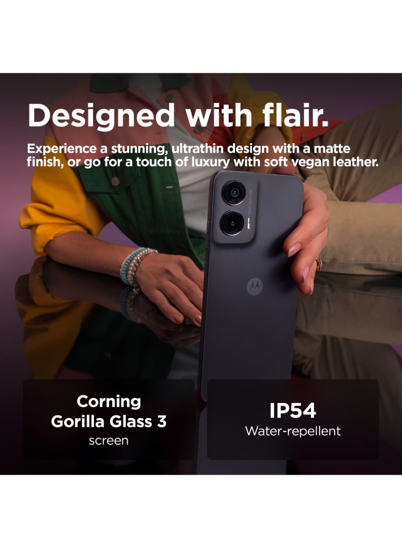 Motorola G35 Dual SIM Midnight Black 8GB RAM 256GB 5G - Middle East Version - Image 2
