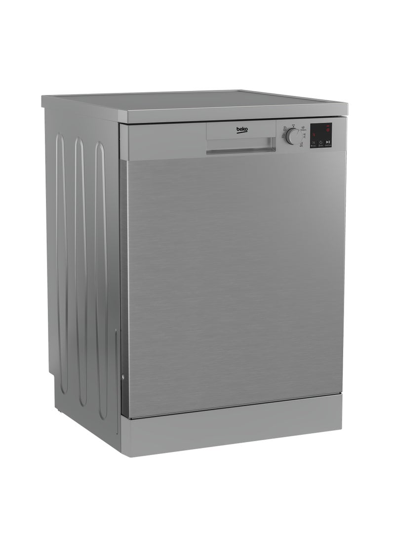 بيكو Dishwasher (13 place settings, Freestanding, Full-size) DVN05325X Silver  - Image 2