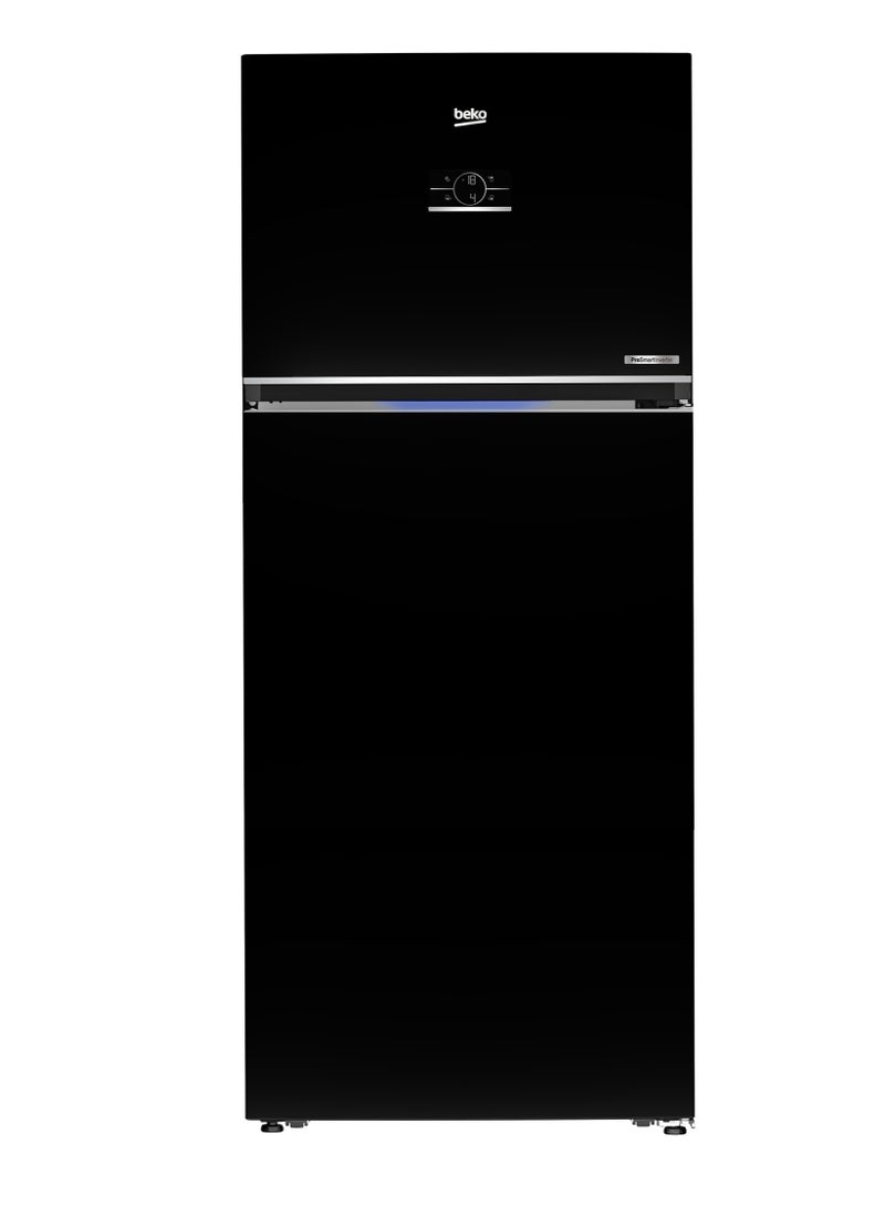 بيكو Refrigerator,Inverter, No Frost, (Freezer Top, 78 cm) 557 L B3RDNE590ZB Black - Image 1