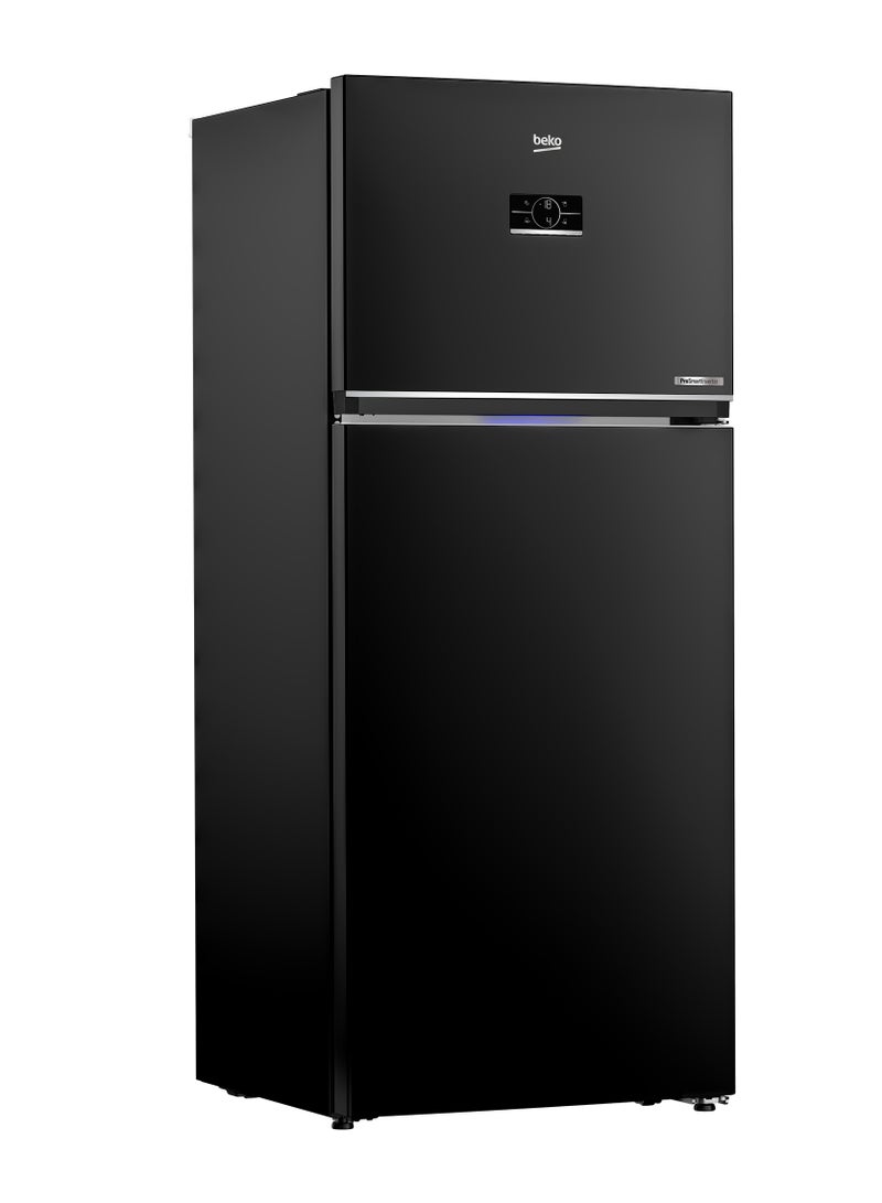 بيكو Refrigerator,Inverter, No Frost, (Freezer Top, 78 cm) 557 L B3RDNE590ZB Black - Image 2