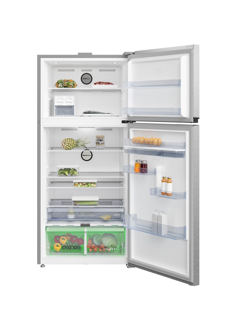 Refrigerator, (Freezer Top, 83.2 cm),Inverter, No Frost,Water Dispenser 630 L RDNE650E60XP Silver