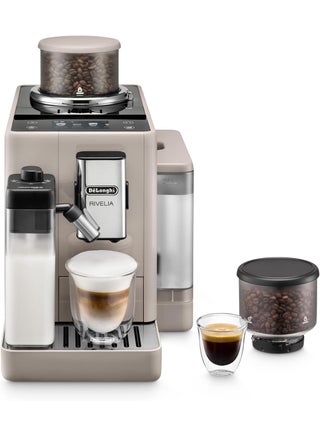 Rivelia Fully Automatic Coffee Machine With Lattecrema Hot, Automatic Milk Frother, Compact Size Bean To Cup Coffee Machine, 16 Recipes, Full Touch Colored Display 1.4 L 1450 W EXAM440.55.BG Beige - pnsku/N70142808V/45/_/1736848023/6b6b621f-d3a0-4f21-89ab-513fdba1226f
