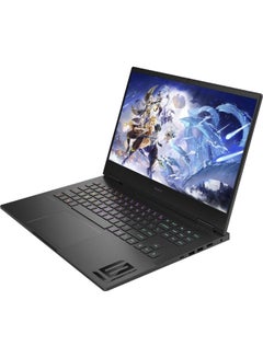 إتش بي Omen 16-wd0073dx Gaming (Upgraded Version) Laptop With 16.1-Inch FHD IPS 165Hz Display, Core i7-13620H Processor/64GB RAM/1TB SSD/8GB Nvidia GeForce RTX 4060 Graphics Card/Windows 11 Home Free With HP Gaming Headset English/Arabic Shadow Black  - Image 2