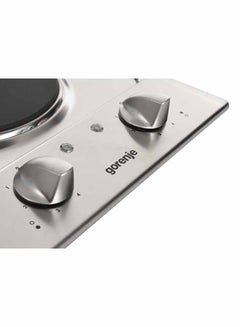 Gorenje 2-Burner Countertop Electric Hob EM300E Silver/Black  - Image 3