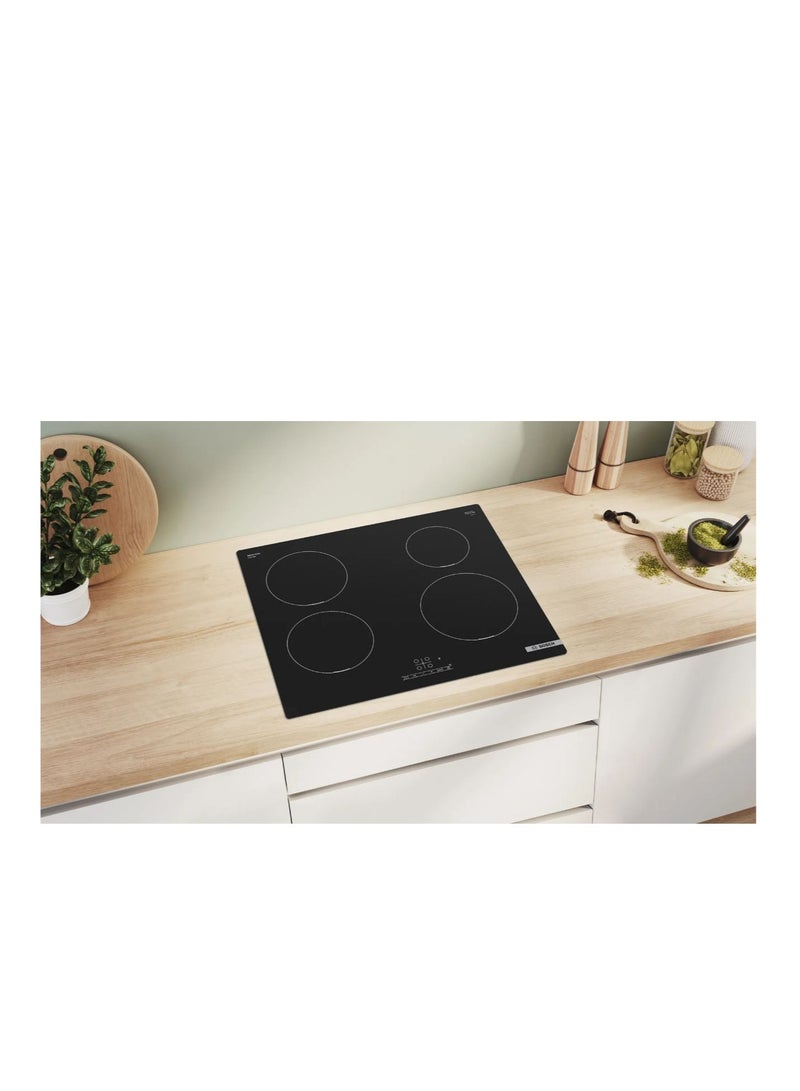 بوش موقد كهربائي بالحث سلسلة 4 60 سم 4600 واط تحكم باللمس سيراميك بدون إطار 4 مناطق تسخين 17 مستوى طاقة - Image 4