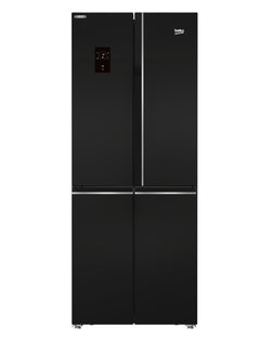 Beko Refrigerator,Inverter, No Frost (Multi-door, 76 cm) 450 L GNE480E20ZBH Black  - Image 1