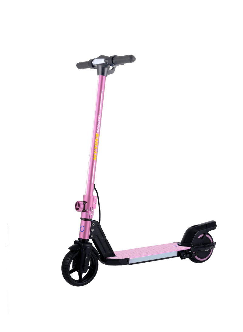 مايتويز - 2 Wheels Electric Scooter for Kids, 130W Motor, 21.6V 2.5Ah Lithium Battery, 16KM/H Max Speed, Light-up Non slip Deck, Kids Foldable Scooter With LED Lights and Deck Lights - Image 1