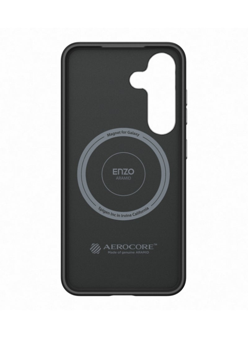 Spigen Galaxy S25 Enzo Aramid Phone Case Black  - Image 2