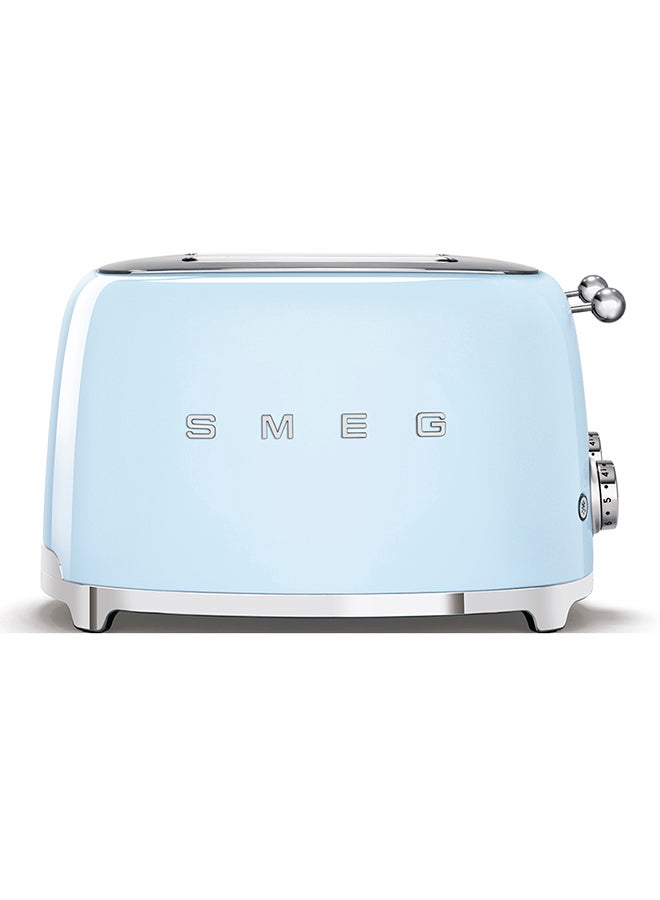 smeg - 50's Style 4 Slice Toaster 2000 W TSF03PBAU Pastel Blue - Image 1