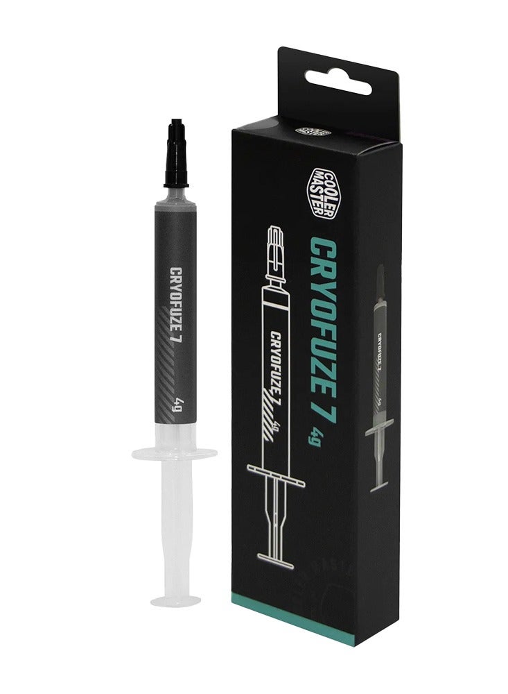 COOLER MASTER - CryoFuze 7 Premium Performance Thermal Paste | 4 Grams | Thermal Compound (for GPU, CPU, Consoles, Laptops Graphics Cards, Heat Sinks) – Multicolour - Image 1