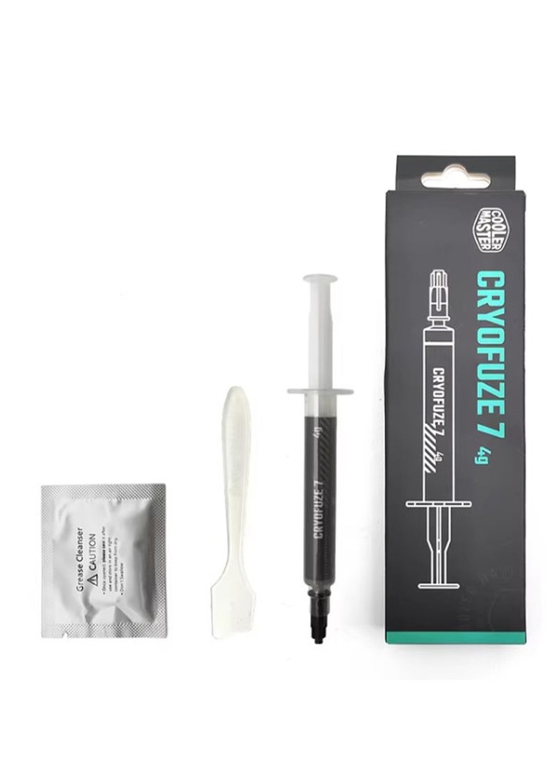 COOLER MASTER - CryoFuze 7 Premium Performance Thermal Paste | 4 Grams | Thermal Compound (for GPU, CPU, Consoles, Laptops Graphics Cards, Heat Sinks) – Multicolour - Image 1
