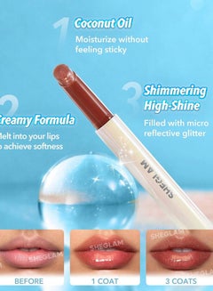 SHEGLAM SHEGLAM Pout-Perfect Shimmer Lip Plumper-Gold Rush SHEGLAM Pout-Perfect Shimmer Lip Plumper-Gold Rush  - Image 2