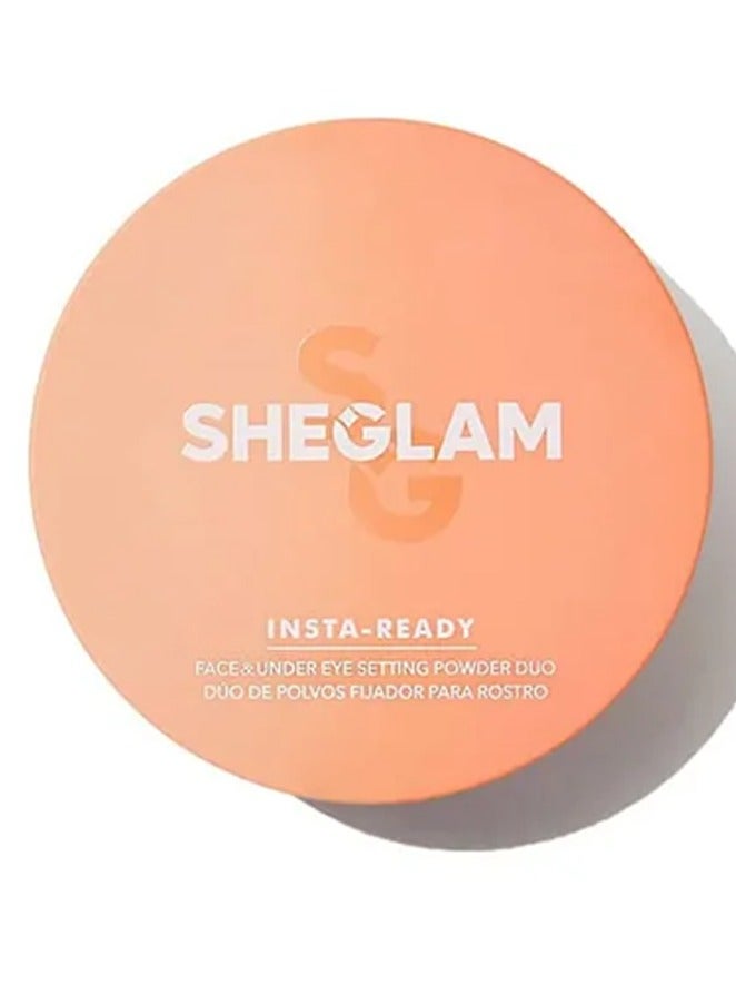 SHEGLAM Insta-Ready Face & Under Eye Setting Powder Duo-Translucent - Image 2