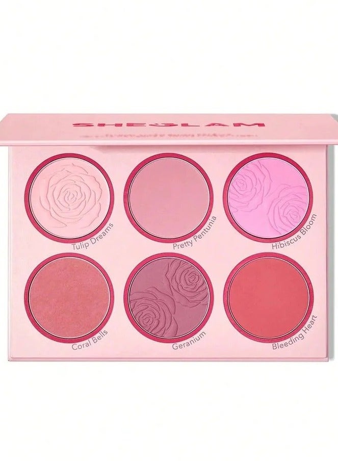 Floral Flush Blush Palette Blushing Bouquet - Pink