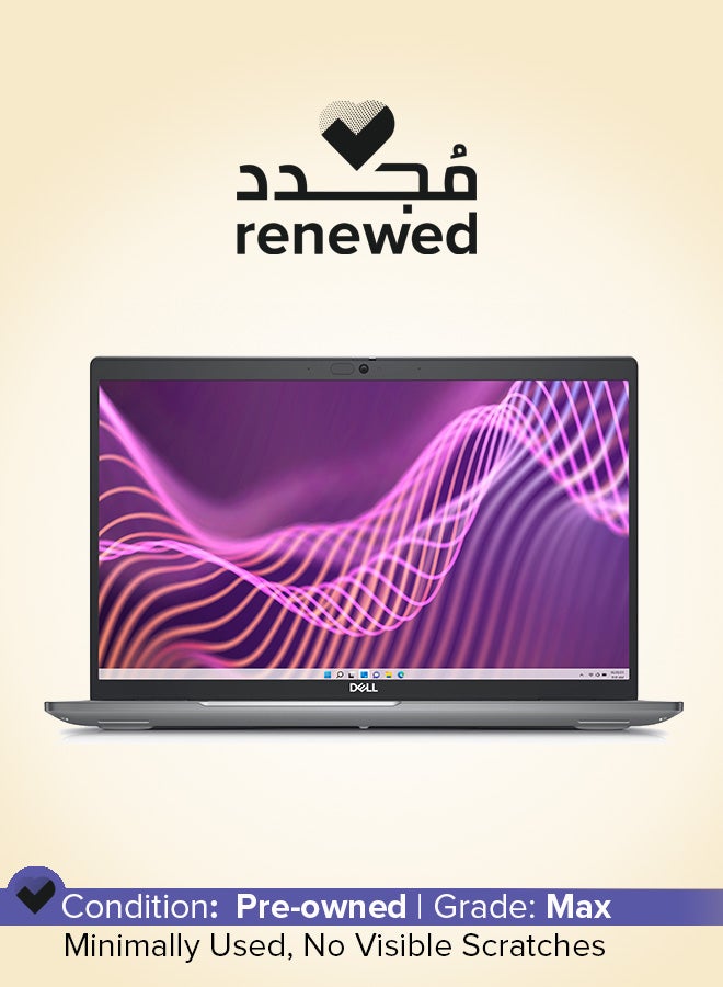 DELL Renewed - Latitude 5540 With 15.6-Inch FHD Display,Intel i5-1335U Non-vPro/13th Gen/10-Core/8GB RAM DDR4/512GB SSD/Intel Integrated Graphics/Windows 11 Pro English/Arabic Grey - Image 1