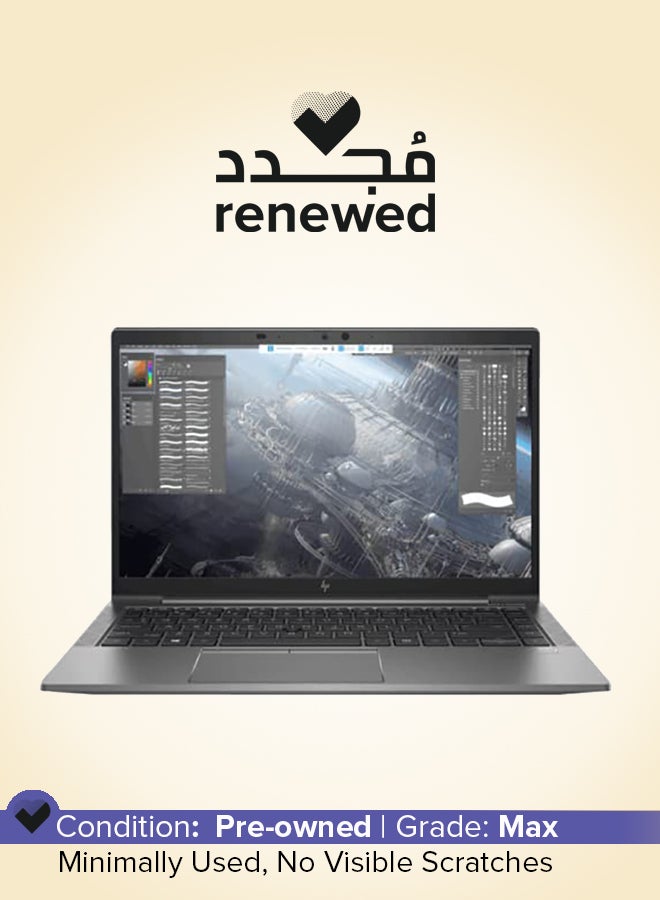 HP Renewed - Zbook Firefly 14 G8 Laptop With 14-Inch Display, Core i7-1165G7/11th Gen/Quad Core/16GB RAM/512GB SSD/Intel Iris XE Graphics/Windows 11 Pro English/Arabic Grey  - Image 1