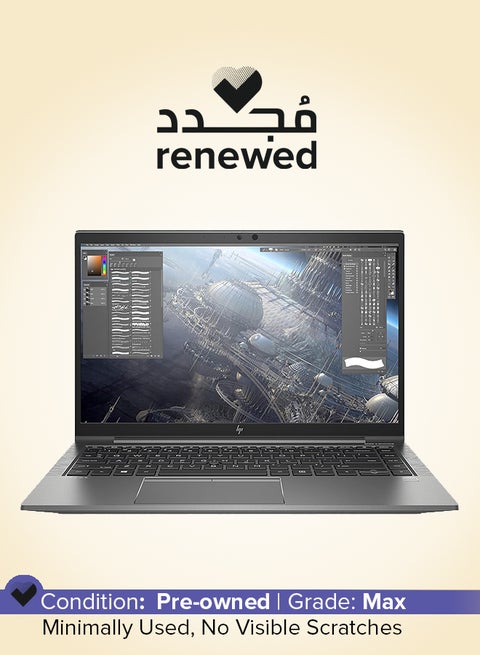 Renewed - Zbook Firefly G8 With 14-Inch Mobile Display,Intel Core i7 1165G7/11th Gen/Quad Core/16GB RAM DDR4/512GB SSD/Iris Xe Graphics/Windows 10 Pro English Silver