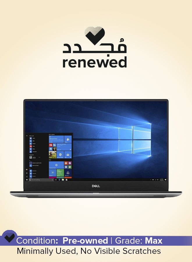 DELL Renewed - XPS 15 7590 Laptop With 15.6-Inch Display,Core i7/9th Gen/Hexa Core/8GB RAM/512GB SSD/4GB NVIDIA GeForce GTX 1650/Windows 10 English/Arabic Silver  - Image 1