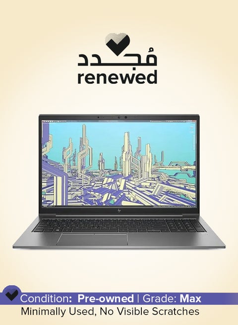 Renewed - ZBook Firefly G8 Laptop With 15-Inch Display,Core i7 1165G7/11th Gen/Quad Core/16GB RAM/512GB SSD/4GB Nvidia Quadro T500/Windows 10 Pro English Grey