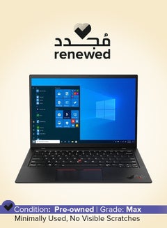 لينوفو Renewed - ThinkPad X 1 Carbon Gen 9 14-Inch Touchscreen Display,Intel Core i7-1185G7/Quad Core/16GB RAM/512GB SSD/Windows 10 Pro English Black  - Image 1