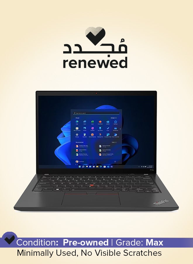 Lenovo Renewed - ThinkPad P14s With 14-Inch Display,Intel Core i7-1185G7/11th Gen/10-Core/16GB RAM/512GB SSD/Windows 11 Pro English Black - Image 1