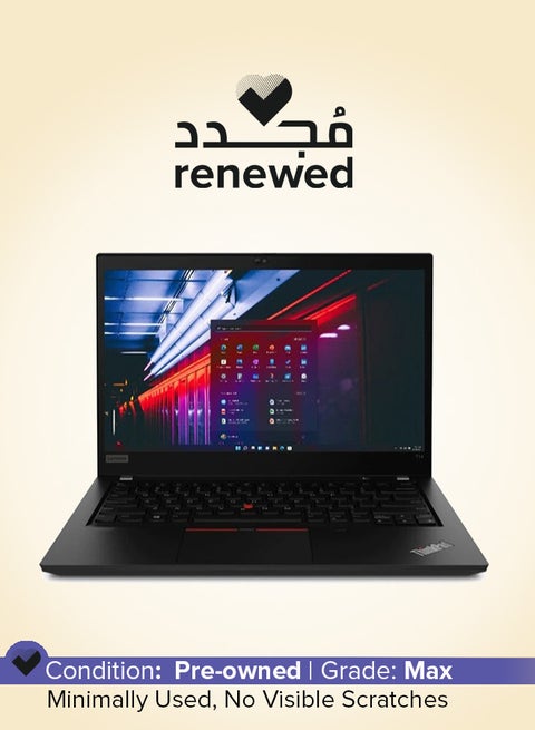 Renewed - ThinkPad T14 Gen 2 Business Laptop With 14-Inch FHD Display,Core i5-1135G7/Quad Core/16GB RAM/512GB SSD/Intel Iris Xe Graphics/Windows 10 Pro English Black