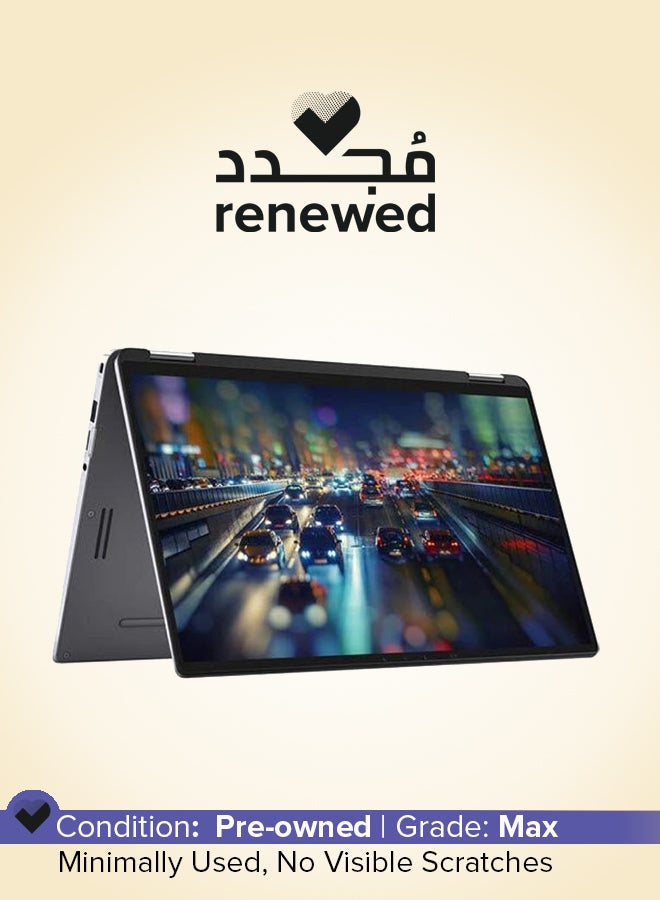 DELL Renewed - Latitude 9410 With 14-Inch Touchscreen Display,Intel i5-10210U/10th Gen/10-Core/8GB RAM/256GB SSD/Windows 10 Pro English/Arabic Silver - Image 1