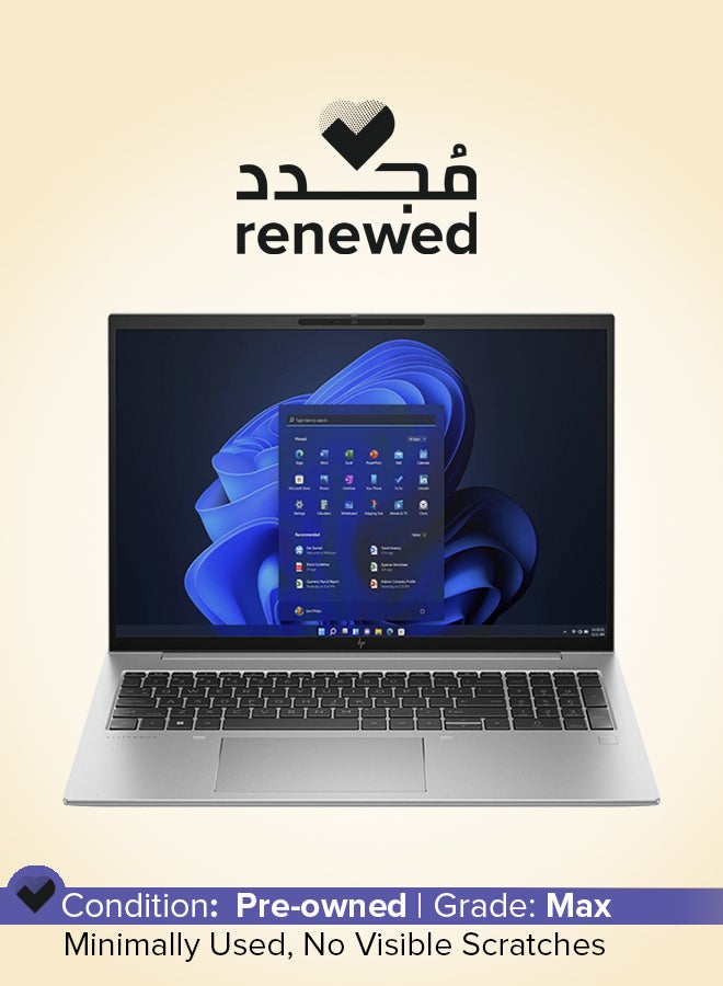 HP Renewed - EliteBook 840 G10 Laptop With 14 Inch Display,Core i7-1355U/13th Gen/12-Core/32GB RAM/1TB SSD/Intel Iris Xe Graphics/Windows 11 Pro English/Arabic Silver - Image 1