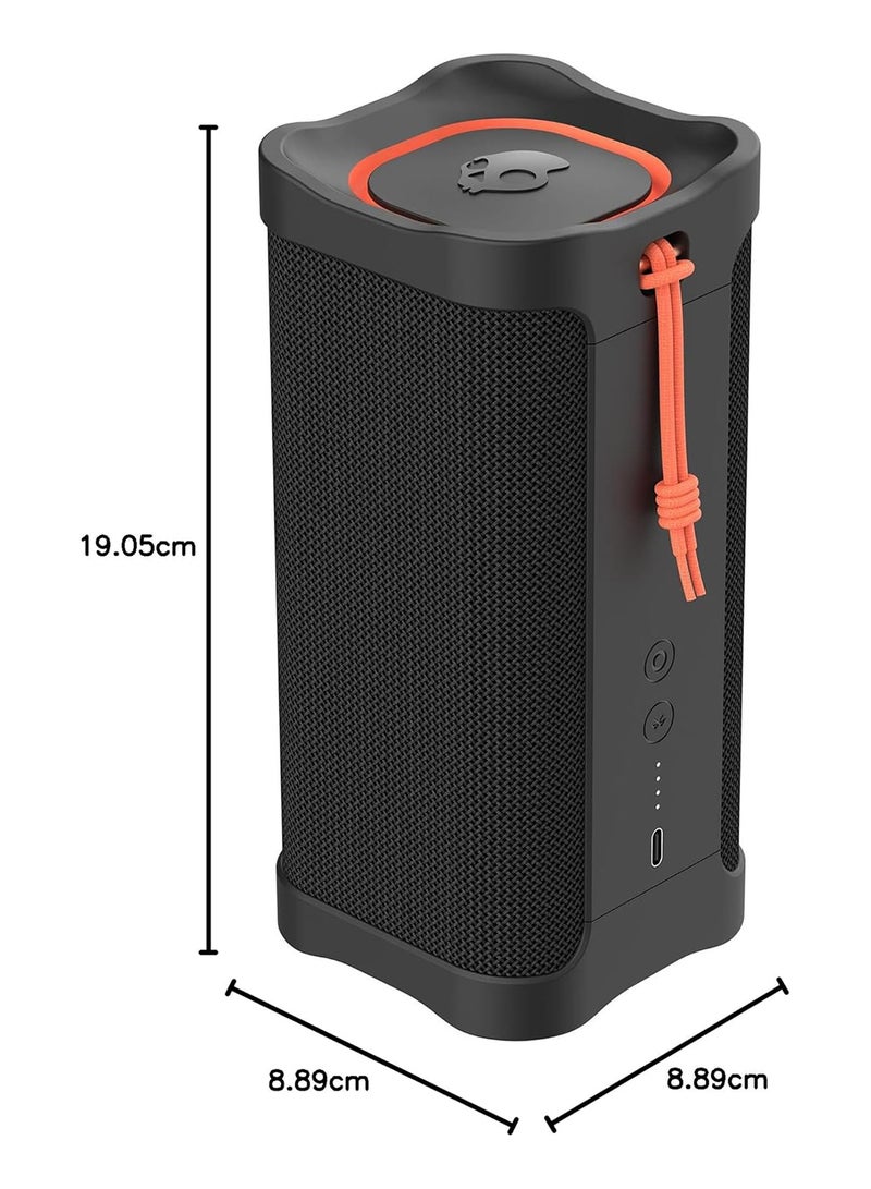 سكل كاندي - Terrain XL Wireless Bluetooth Speaker - IPX7 Waterproof Portable Speaker, 18 Hour Battery, Nylon Wrist Wrap, True Wireless Stereo White - Image 1